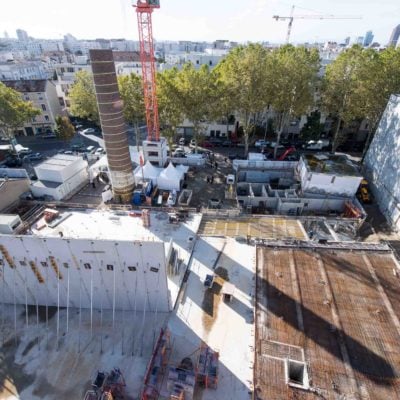 vue grue chantier villleurbanne